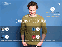 Tablet Screenshot of careersatdebrauw.com